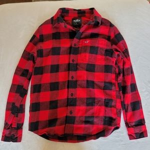 Hollister Women's Oversized Plaid Shirt